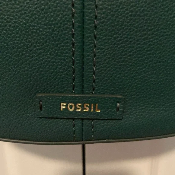 FOR LESLIE🖤FOSSIL🖤Shae Teal Large Hobo/NWOT - Picture 4 of 10